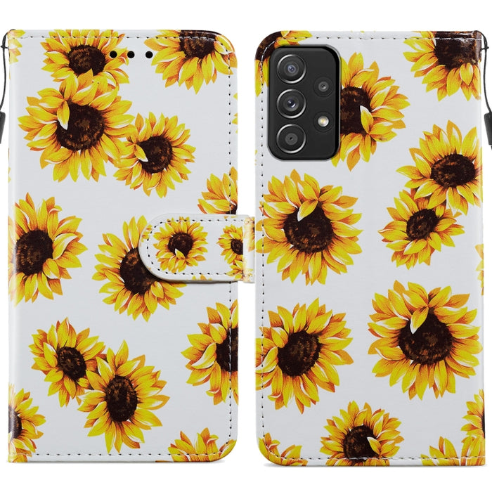 Estuche para teléfono de cuero con tapa horizontal con patrón pintado, For Xiaomi Redmi Note 11 Pro 4G / 5G, For Xiaomi Redmi Note 11 Global, For Xiaomi Poco M4 Pro, For Xiaomi Poco M4 Pro 5G, For Samsung Galaxy A13 4G, For Samsung Galaxy A23          ...