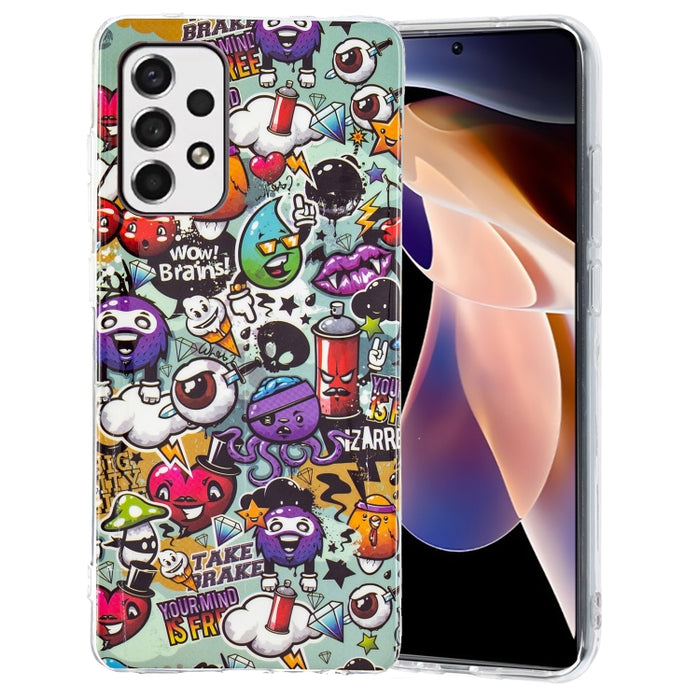 Estuche protector de teléfono TPU luminoso, For Xiaomi Redmi Note 11 Pro 4G / 5G, For Xiaomi Redmi Note 11 5G China, For Xiaomi Redmi Note 11 Global, For Samsung Galaxy A13 4G, For Samsung Galaxy A33 5G, For Samsung Galaxy A53 5G
