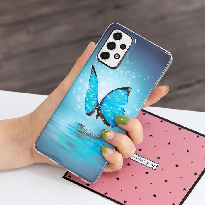 Estuche protector de teléfono TPU luminoso, For Xiaomi Redmi Note 11 Pro 4G / 5G, For Xiaomi Redmi Note 11 5G China, For Xiaomi Redmi Note 11 Global, For Samsung Galaxy A13 4G, For Samsung Galaxy A33 5G, For Samsung Galaxy A53 5G