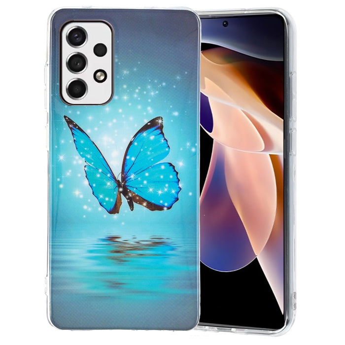 Estuche protector de teléfono TPU luminoso, For Xiaomi Redmi Note 11 Pro 4G / 5G, For Xiaomi Redmi Note 11 5G China, For Xiaomi Redmi Note 11 Global, For Samsung Galaxy A13 4G, For Samsung Galaxy A33 5G, For Samsung Galaxy A53 5G