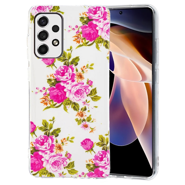 Estuche protector de teléfono TPU luminoso, For Xiaomi Redmi Note 11 Pro 4G / 5G, For Xiaomi Redmi Note 11 5G China, For Xiaomi Redmi Note 11 Global, For Samsung Galaxy A13 4G, For Samsung Galaxy A33 5G, For Samsung Galaxy A53 5G