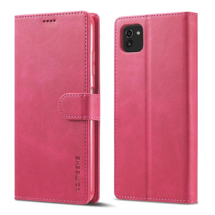 LC.IMEEKE Estuche para teléfono de cuero con textura de becerro, For Samsung Galaxy A03 164mm, For Xiaomi 12 Pro/12S Pro, For Xiaomi 12/12X/12S