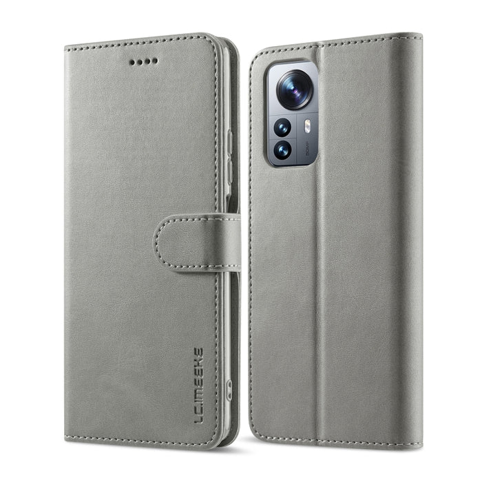 LC.IMEEKE Estuche para teléfono de cuero con textura de becerro, For Samsung Galaxy A03 164mm, For Xiaomi 12 Pro/12S Pro, For Xiaomi 12/12X/12S