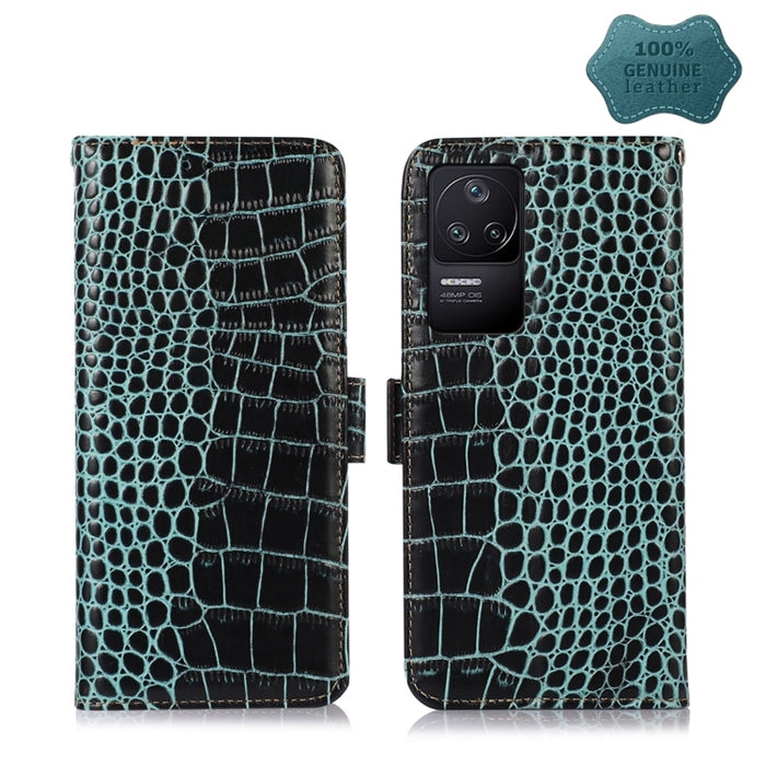 Estuche para teléfono de piel de vaca con capa superior de cocodrilo, For Xiaomi Redmi 10C / 10 India, For Xiaomi Redmi K40S, For Xiaomi Redmi K50 / K50 Pro, For Xiaomi Redmi K50 Gaming, For Xiaomi Redmi Note 11 4G/11S 4G Global                        ...