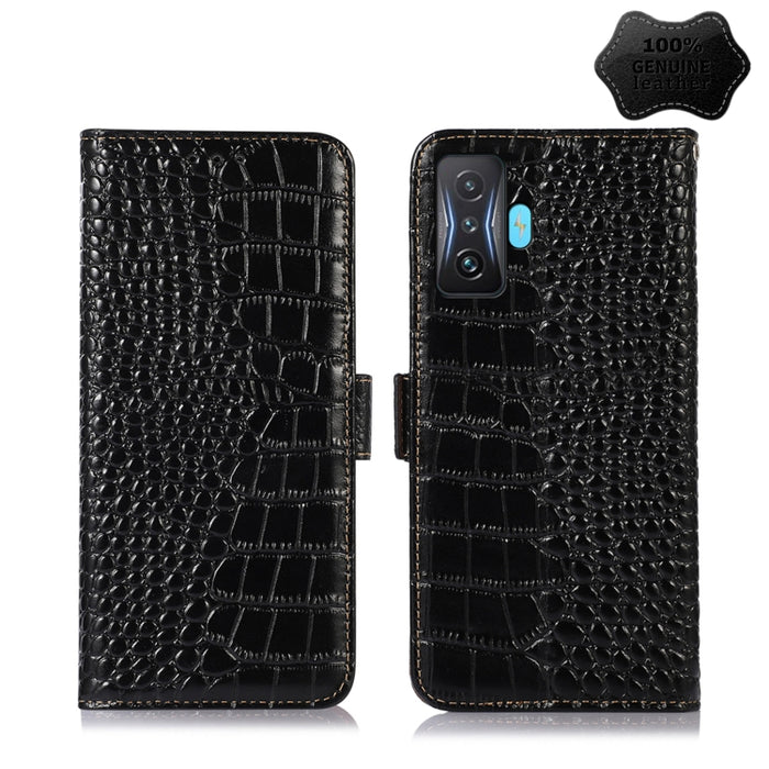 Estuche para teléfono de piel de vaca con capa superior de cocodrilo, For Xiaomi Redmi 10C / 10 India, For Xiaomi Redmi K40S, For Xiaomi Redmi K50 / K50 Pro, For Xiaomi Redmi K50 Gaming, For Xiaomi Redmi Note 11 4G/11S 4G Global                        ...