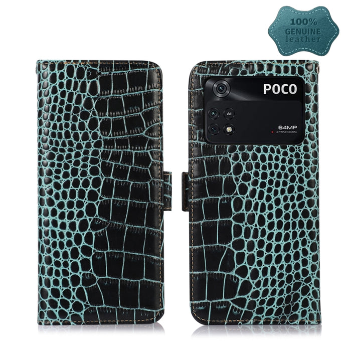 Estuche para teléfono de piel de vaca con capa superior de cocodrilo, For Xiaomi Redmi 10C / 10 India, For Xiaomi Redmi K40S, For Xiaomi Redmi K50 / K50 Pro, For Xiaomi Redmi K50 Gaming, For Xiaomi Redmi Note 11 4G/11S 4G Global                        ...