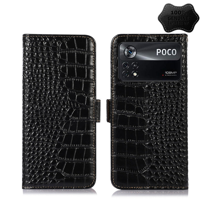 Estuche para teléfono de piel de vaca con capa superior de cocodrilo, For Xiaomi Redmi 10C / 10 India, For Xiaomi Redmi K40S, For Xiaomi Redmi K50 / K50 Pro, For Xiaomi Redmi K50 Gaming, For Xiaomi Redmi Note 11 4G/11S 4G Global                        ...