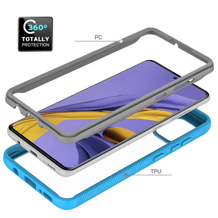 Funda protectora de PC + TPU a prueba de golpes con diseño de dos capas