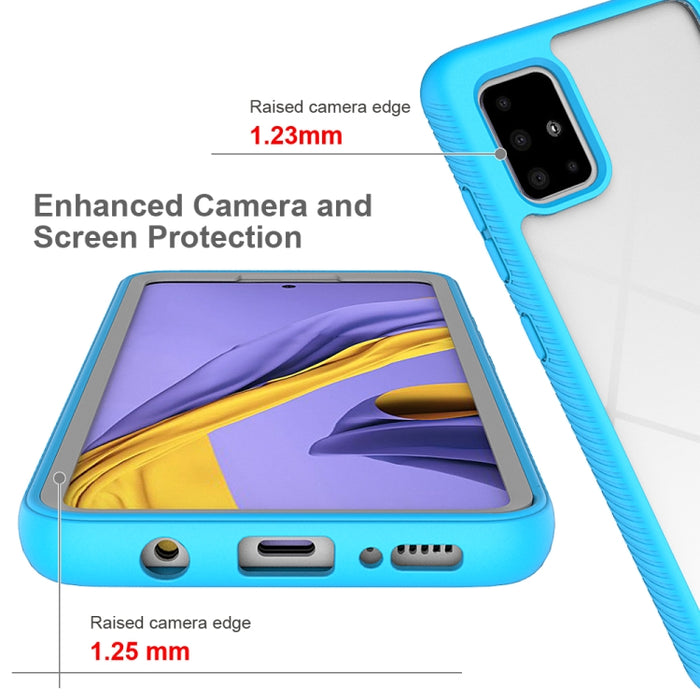 Funda protectora de PC + TPU a prueba de golpes con diseño de dos capas