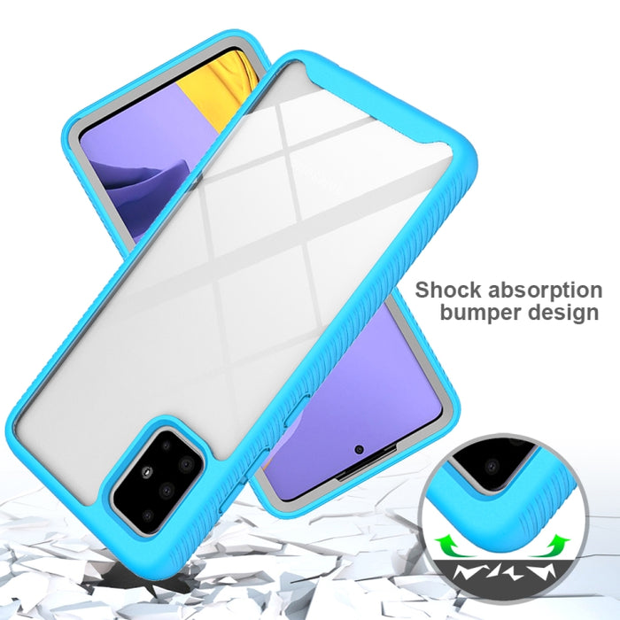 Funda protectora de PC + TPU a prueba de golpes con diseño de dos capas