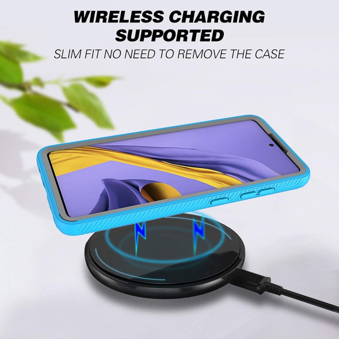 Funda protectora de PC + TPU a prueba de golpes con diseño de dos capas