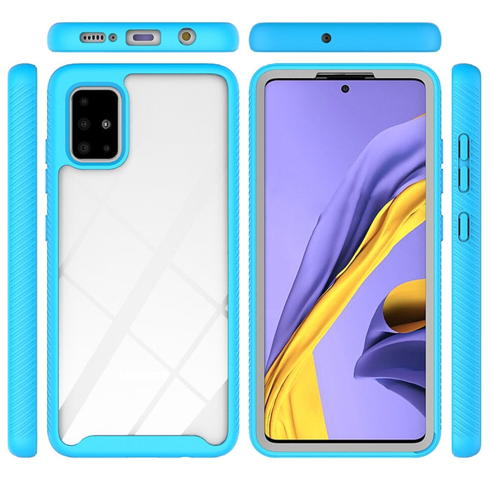 Funda protectora de PC + TPU a prueba de golpes con diseño de dos capas