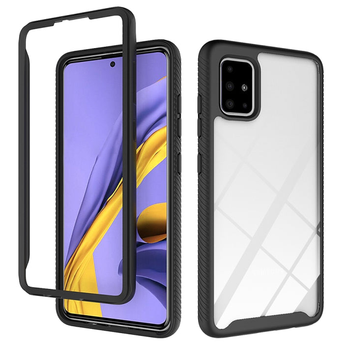 Funda protectora de PC + TPU a prueba de golpes con diseño de dos capas