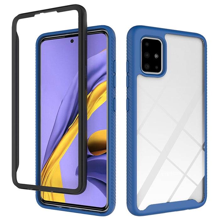 Funda protectora de PC + TPU a prueba de golpes con diseño de dos capas