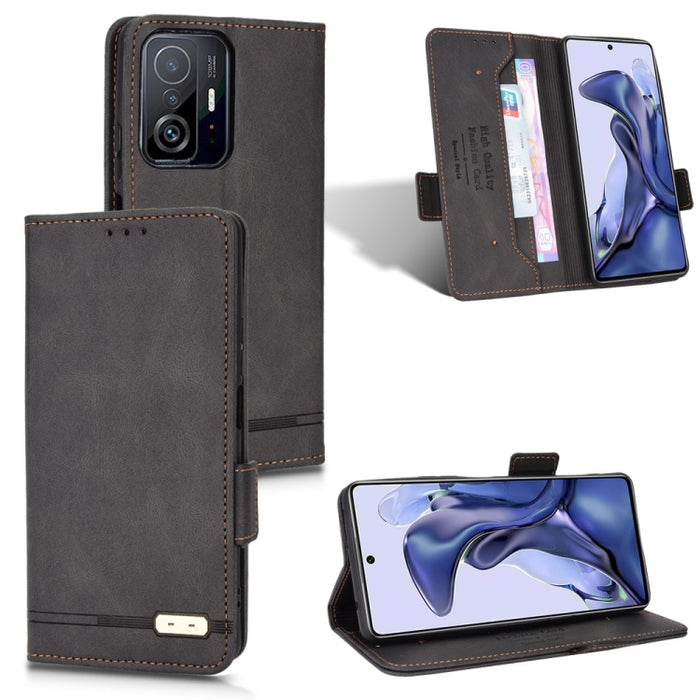Funda de cuero para teléfono con cierre magnético, For Xiaomi 11T / 11T Pro, For OPPO A55s 5G, For OPPO A15