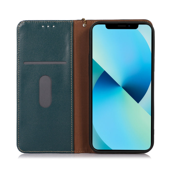 KHAZNEH Estuche para teléfono de cuero de vaca con capa superior de napa, For iPhone 13 Pro, For iPhone 13 Pro Max, For iPhone 12 Pro Max