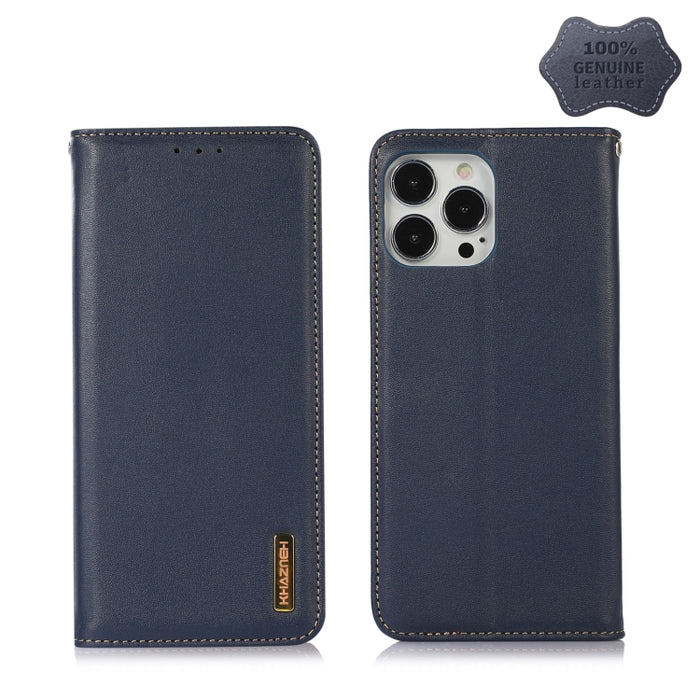 KHAZNEH Estuche para teléfono de cuero de vaca con capa superior de napa, For iPhone 13 Pro, For iPhone 13 Pro Max, For iPhone 12 Pro Max