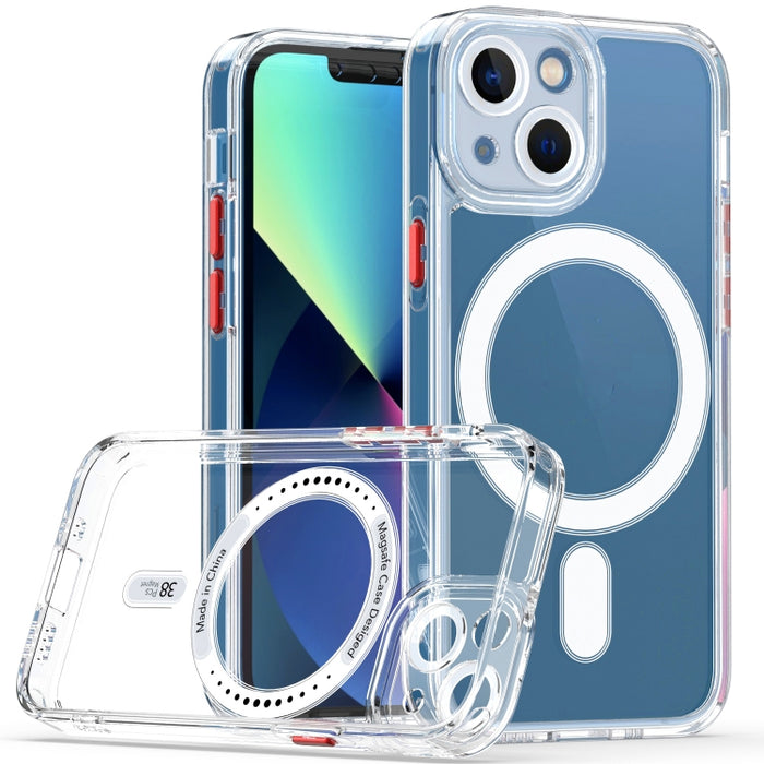 Estuche para teléfono Cat-eye TPU + Acrylic Magsafe
