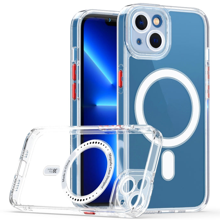 Estuche para teléfono Cat-eye TPU + Acrylic Magsafe