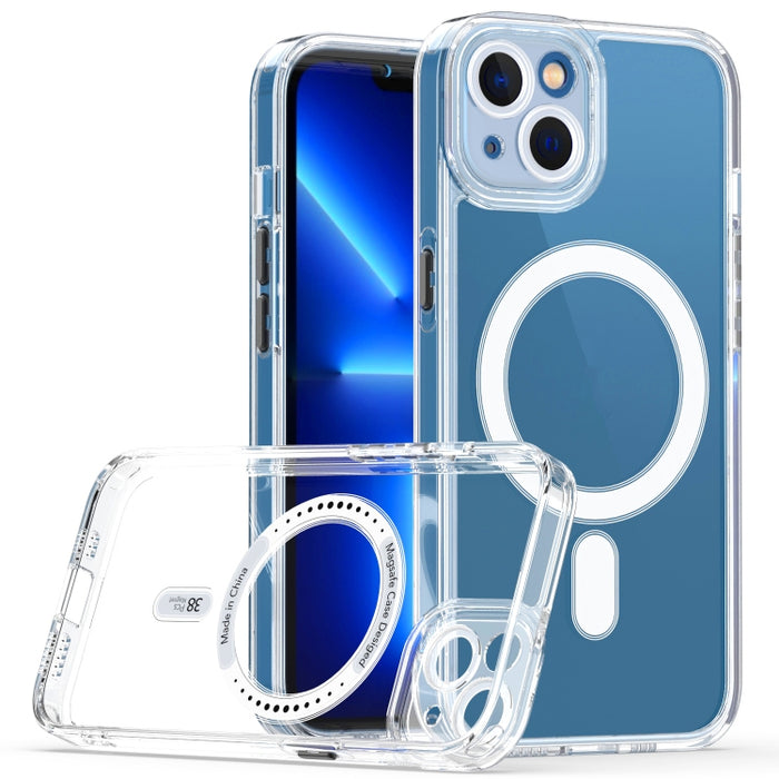 Estuche para teléfono Cat-eye TPU + Acrylic Magsafe