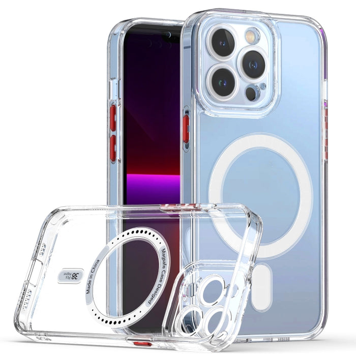 Estuche para teléfono Cat-eye TPU + Acrylic Magsafe