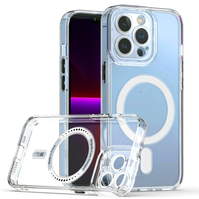 Estuche para teléfono Cat-eye TPU + Acrylic Magsafe