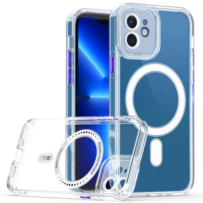 Estuche para teléfono Cat-eye TPU + Acrylic Magsafe