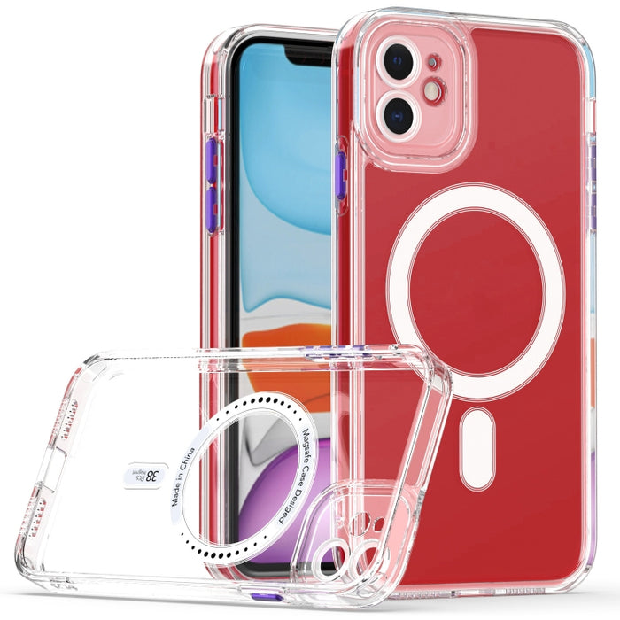 Estuche para teléfono Cat-eye TPU + Acrylic Magsafe