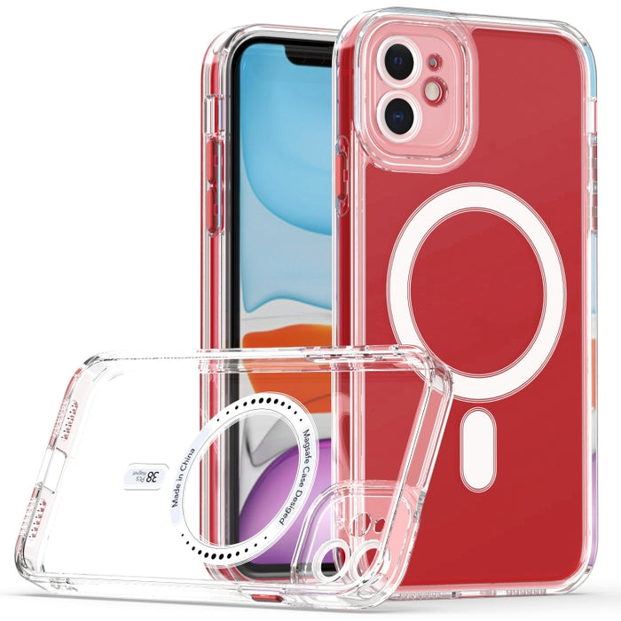 Estuche para teléfono Cat-eye TPU + Acrylic Magsafe