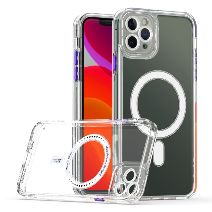 Estuche para teléfono Cat-eye TPU + Acrylic Magsafe