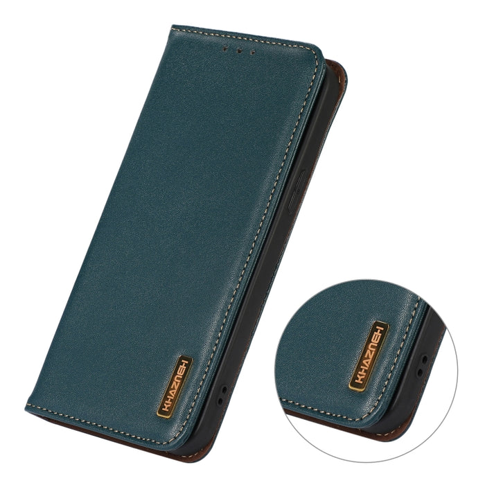 KHAZNEH Estuche para teléfono de cuero de vaca con capa superior de napa, For Xiaomi Redmi 10C / 10 India, For Xiaomi Redmi K40S, For Xiaomi Redmi K50 / K50 Pro, For Xiaomi Redmi K50 Gaming, For Xiaomi Redmi Note 11 4G/11S 4G Global                    ...