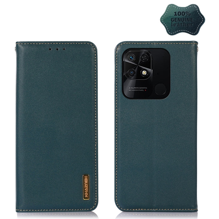 KHAZNEH Estuche para teléfono de cuero de vaca con capa superior de napa, For Xiaomi Redmi 10C / 10 India, For Xiaomi Redmi K40S, For Xiaomi Redmi K50 / K50 Pro, For Xiaomi Redmi K50 Gaming, For Xiaomi Redmi Note 11 4G/11S 4G Global                    ...