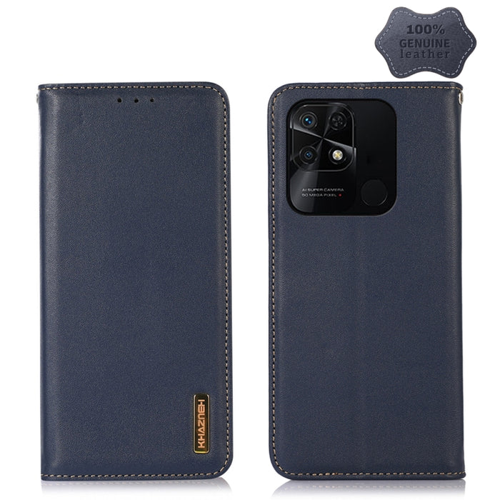 KHAZNEH Estuche para teléfono de cuero de vaca con capa superior de napa, For Xiaomi Redmi 10C / 10 India, For Xiaomi Redmi K40S, For Xiaomi Redmi K50 / K50 Pro, For Xiaomi Redmi K50 Gaming, For Xiaomi Redmi Note 11 4G/11S 4G Global                    ...