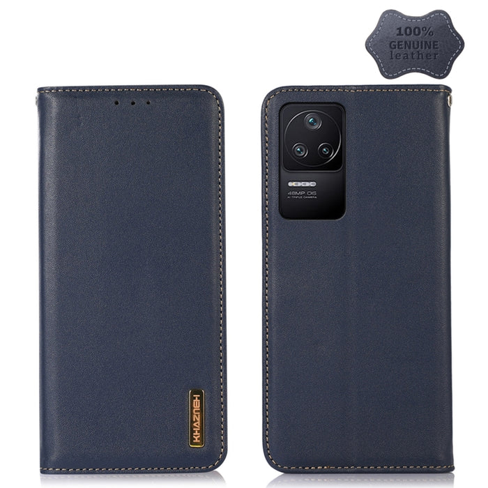 KHAZNEH Estuche para teléfono de cuero de vaca con capa superior de napa, For Xiaomi Redmi 10C / 10 India, For Xiaomi Redmi K40S, For Xiaomi Redmi K50 / K50 Pro, For Xiaomi Redmi K50 Gaming, For Xiaomi Redmi Note 11 4G/11S 4G Global                    ...