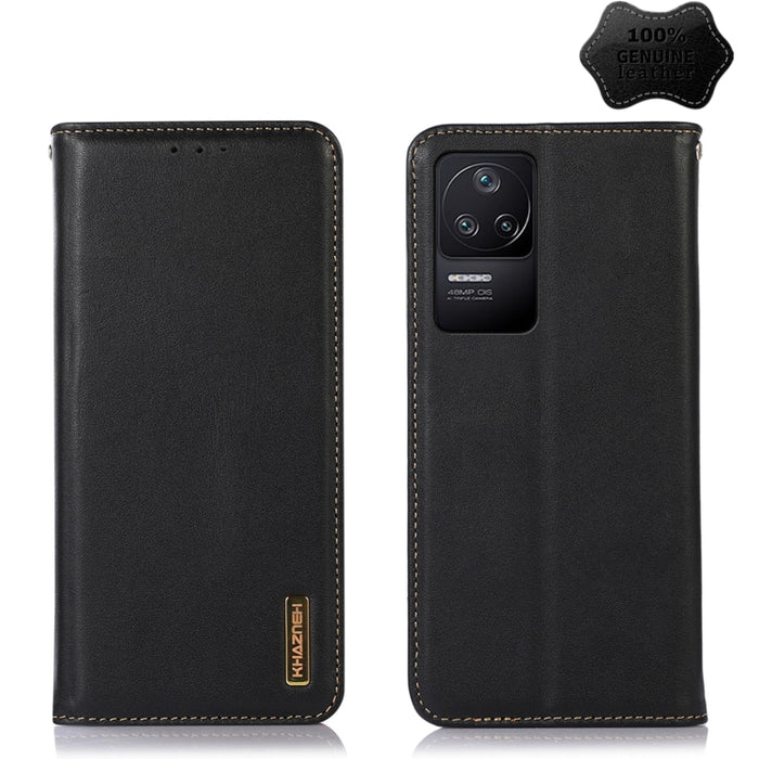 KHAZNEH Estuche para teléfono de cuero de vaca con capa superior de napa, For Xiaomi Redmi 10C / 10 India, For Xiaomi Redmi K40S, For Xiaomi Redmi K50 / K50 Pro, For Xiaomi Redmi K50 Gaming, For Xiaomi Redmi Note 11 4G/11S 4G Global                    ...