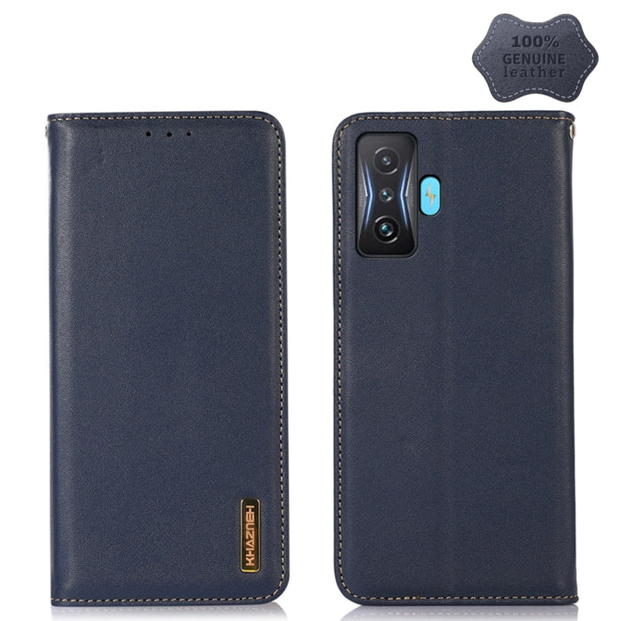 KHAZNEH Estuche para teléfono de cuero de vaca con capa superior de napa, For Xiaomi Redmi 10C / 10 India, For Xiaomi Redmi K40S, For Xiaomi Redmi K50 / K50 Pro, For Xiaomi Redmi K50 Gaming, For Xiaomi Redmi Note 11 4G/11S 4G Global                    ...