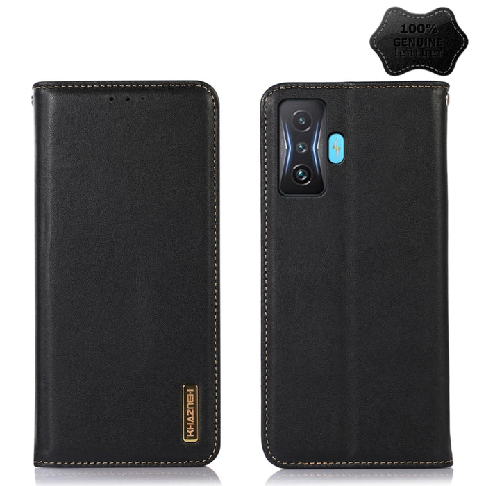 KHAZNEH Estuche para teléfono de cuero de vaca con capa superior de napa, For Xiaomi Redmi 10C / 10 India, For Xiaomi Redmi K40S, For Xiaomi Redmi K50 / K50 Pro, For Xiaomi Redmi K50 Gaming, For Xiaomi Redmi Note 11 4G/11S 4G Global                    ...