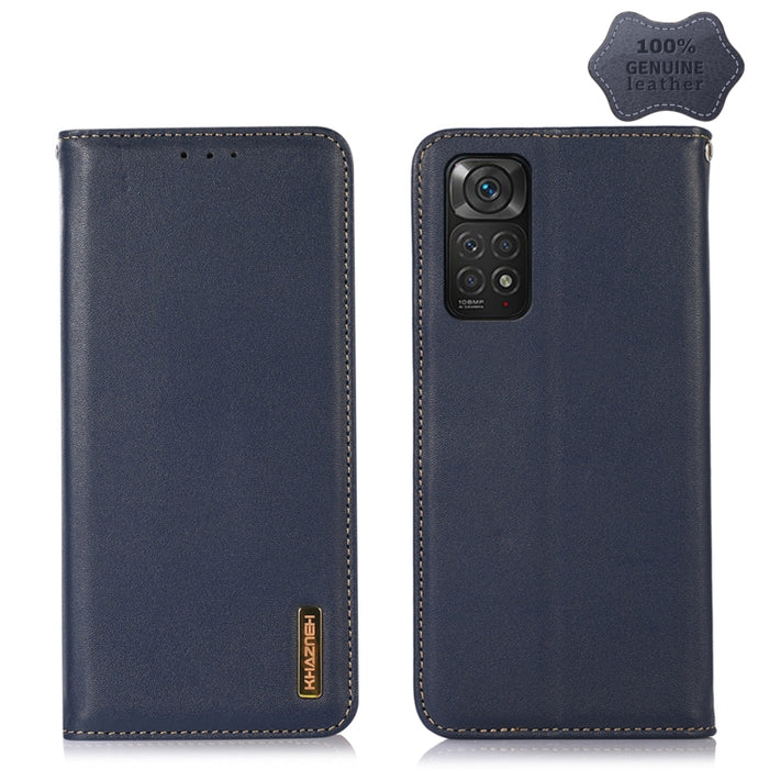 KHAZNEH Estuche para teléfono de cuero de vaca con capa superior de napa, For Xiaomi Redmi 10C / 10 India, For Xiaomi Redmi K40S, For Xiaomi Redmi K50 / K50 Pro, For Xiaomi Redmi K50 Gaming, For Xiaomi Redmi Note 11 4G/11S 4G Global                    ...