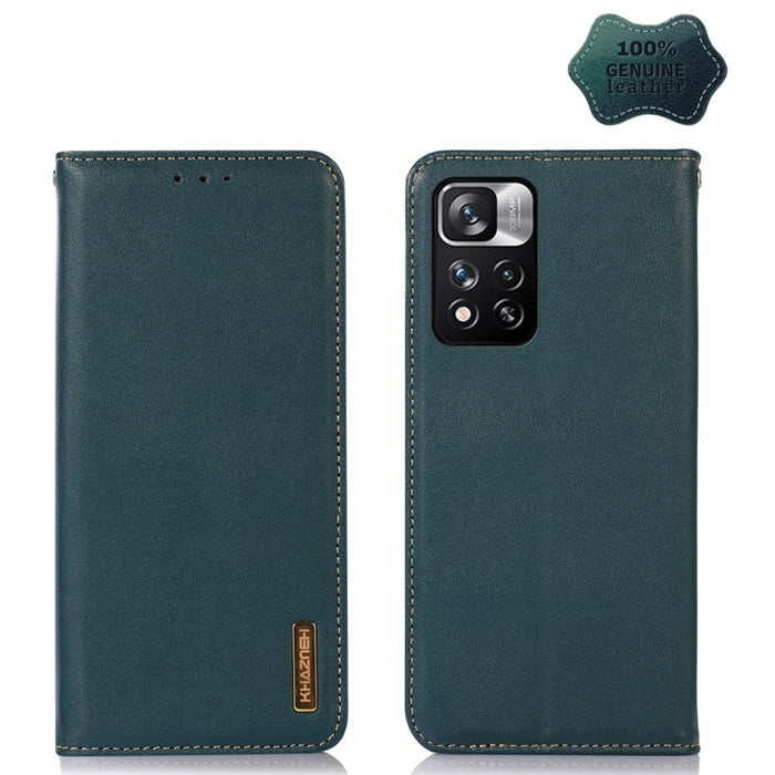 KHAZNEH Estuche para teléfono de cuero de vaca con capa superior de napa, For Xiaomi Redmi 10C / 10 India, For Xiaomi Redmi K40S, For Xiaomi Redmi K50 / K50 Pro, For Xiaomi Redmi K50 Gaming, For Xiaomi Redmi Note 11 4G/11S 4G Global                    ...