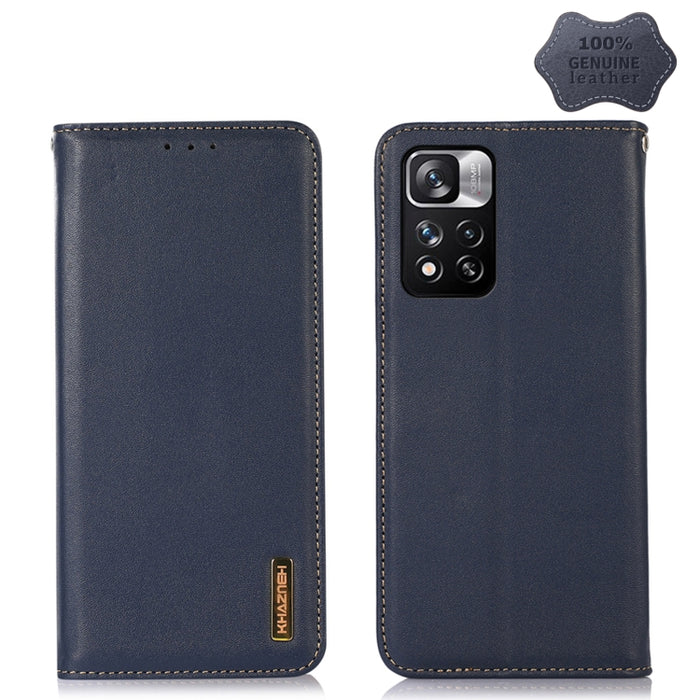 KHAZNEH Estuche para teléfono de cuero de vaca con capa superior de napa, For Xiaomi Redmi 10C / 10 India, For Xiaomi Redmi K40S, For Xiaomi Redmi K50 / K50 Pro, For Xiaomi Redmi K50 Gaming, For Xiaomi Redmi Note 11 4G/11S 4G Global                    ...