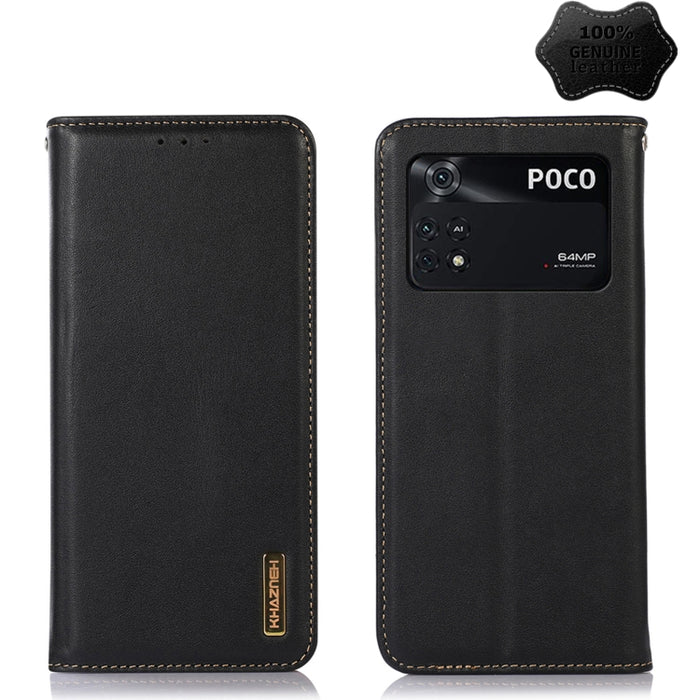 KHAZNEH Estuche para teléfono de cuero de vaca con capa superior de napa, For Xiaomi Redmi 10C / 10 India, For Xiaomi Redmi K40S, For Xiaomi Redmi K50 / K50 Pro, For Xiaomi Redmi K50 Gaming, For Xiaomi Redmi Note 11 4G/11S 4G Global                    ...