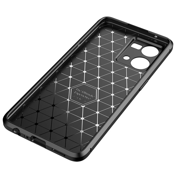 Funda de teléfono TPU a prueba de golpes con textura de fibra de carbono, For OPPO A57 2022, For OPPO Reno7 4G Global, For Xiaomi Black Shark 5 / 5 Pro