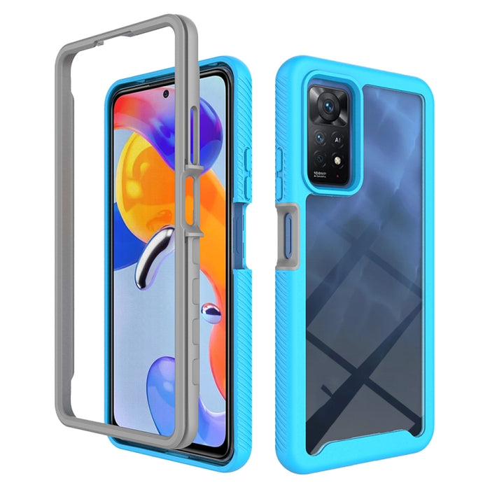 Starry Sky Solid Color Series PC + TPU Funda para teléfono, For Xiaomi Redmi Note 11 Pro Global, For Xiaomi Redmi Note 11 Global / Note 11S
