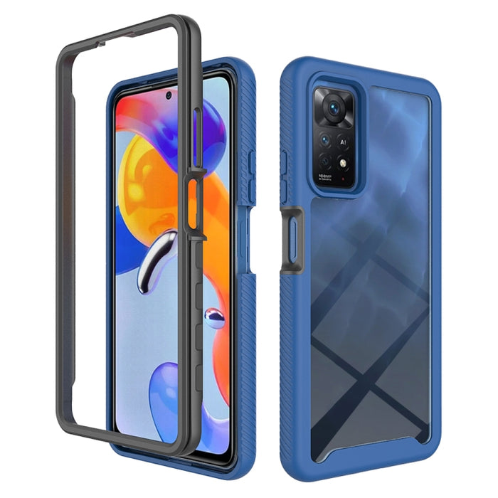 Starry Sky Solid Color Series PC + TPU Funda para teléfono, For Xiaomi Redmi Note 11 Pro Global, For Xiaomi Redmi Note 11 Global / Note 11S