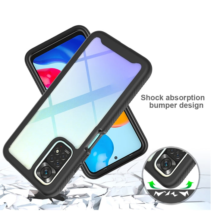 Starry Sky Solid Color Series PC + TPU Funda para teléfono, For Xiaomi Redmi Note 11 Pro Global, For Xiaomi Redmi Note 11 Global / Note 11S