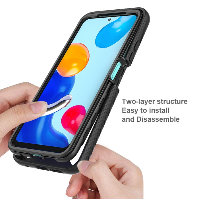 Starry Sky Solid Color Series PC + TPU Funda para teléfono, For Xiaomi Redmi Note 11 Pro Global, For Xiaomi Redmi Note 11 Global / Note 11S