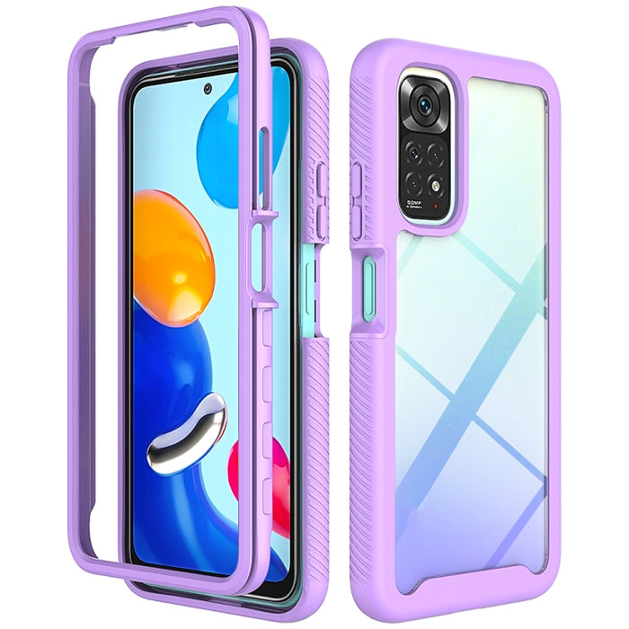 Starry Sky Solid Color Series PC + TPU Funda para teléfono, For Xiaomi Redmi Note 11 Pro Global, For Xiaomi Redmi Note 11 Global / Note 11S