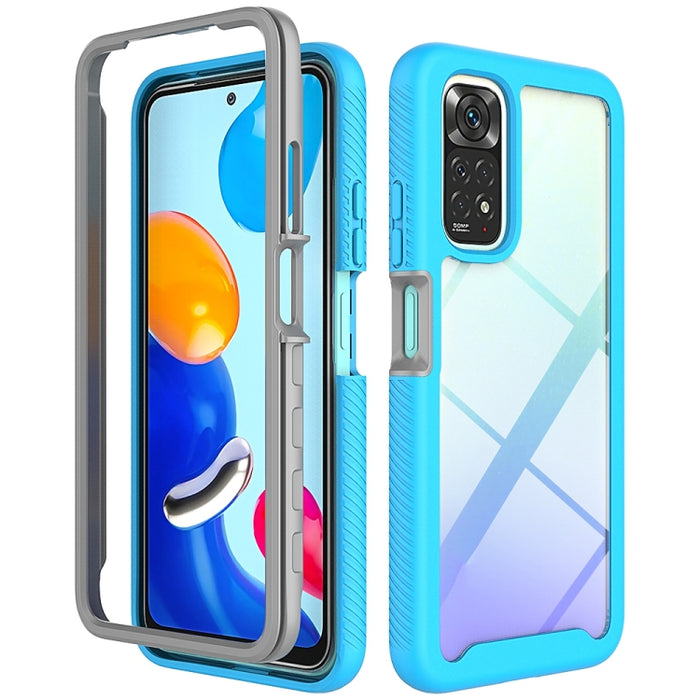 Starry Sky Solid Color Series PC + TPU Funda para teléfono, For Xiaomi Redmi Note 11 Pro Global, For Xiaomi Redmi Note 11 Global / Note 11S