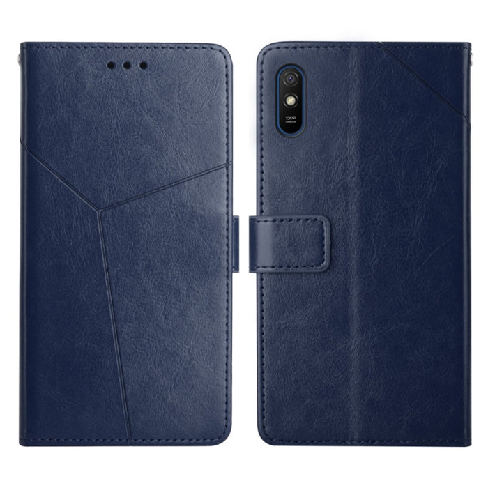 Estuche para teléfono de cuero con tapa horizontal y costuras en Y, For Xiaomi Redmi 9, For Xiaomi Redmi 9A, For Xiaomi Redmi 9C, For Xiaomi Poco M3 / Redmi 9T, For Xiaomi Redmi 10, For Xiaomi Redmi 10 5G / Note 11E, For Xiaomi Redmi 10A               ...