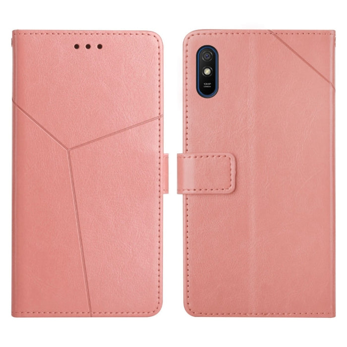 Estuche para teléfono de cuero con tapa horizontal y costuras en Y, For Xiaomi Redmi 9, For Xiaomi Redmi 9A, For Xiaomi Redmi 9C, For Xiaomi Poco M3 / Redmi 9T, For Xiaomi Redmi 10, For Xiaomi Redmi 10 5G / Note 11E, For Xiaomi Redmi 10A               ...